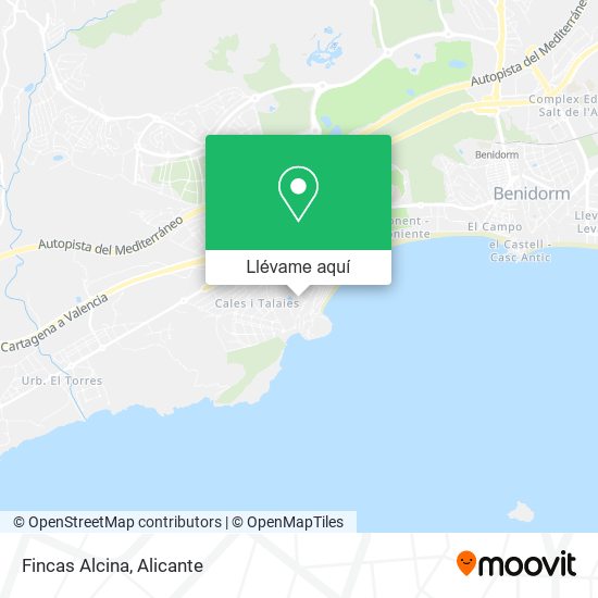Mapa Fincas Alcina
