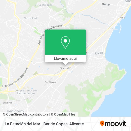 Mapa La Estación del Mar - Bar de Copas