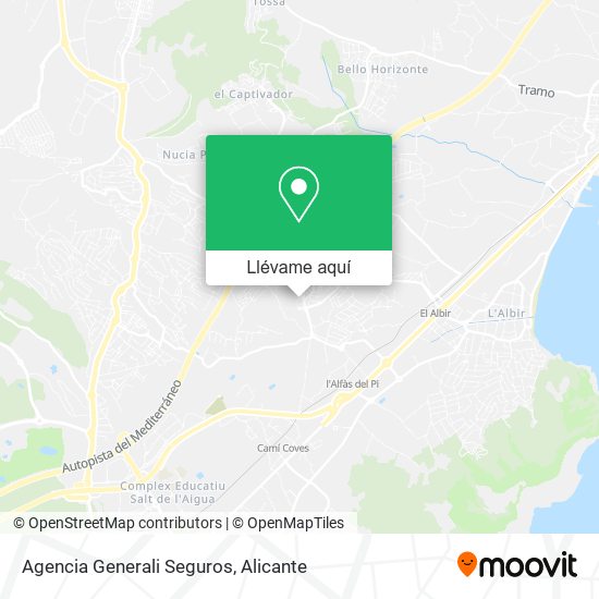 Mapa Agencia Generali Seguros