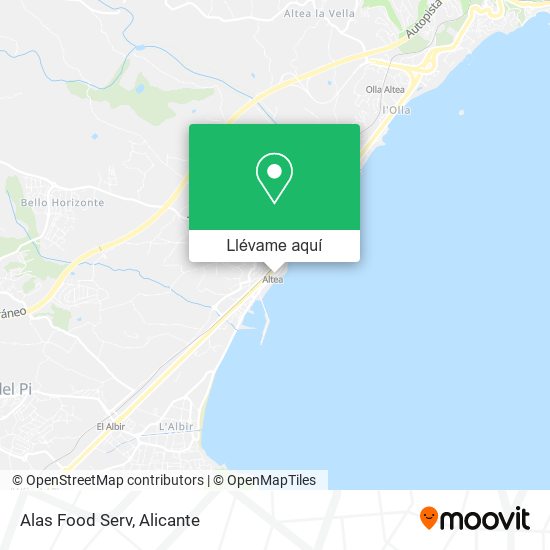 Mapa Alas Food Serv