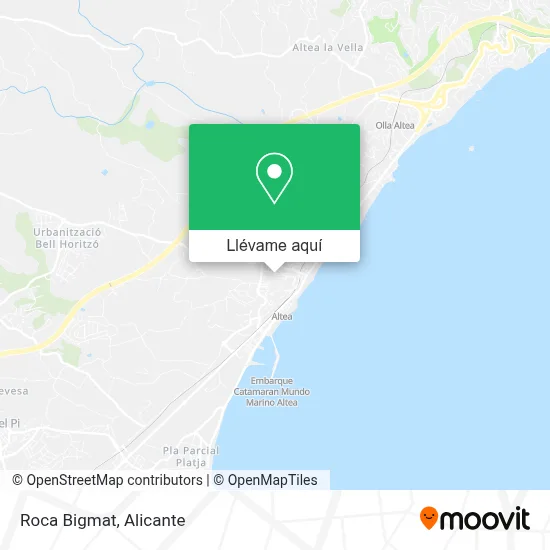 Mapa Roca Bigmat