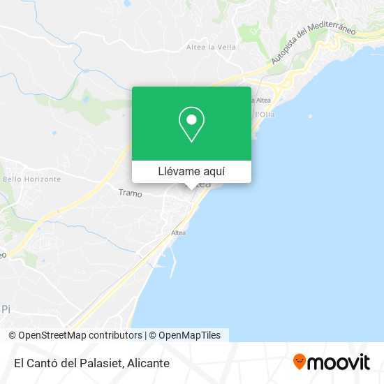 Mapa El Cantó del Palasiet