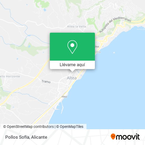 Mapa Pollos Sofía