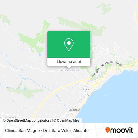 Mapa Clínica San Magno - Dra. Sara Vélez