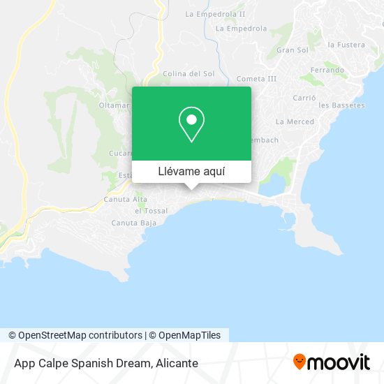 Mapa App Calpe Spanish Dream