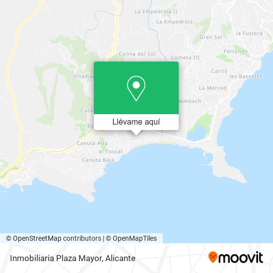 Mapa Inmobiliaria Plaza Mayor