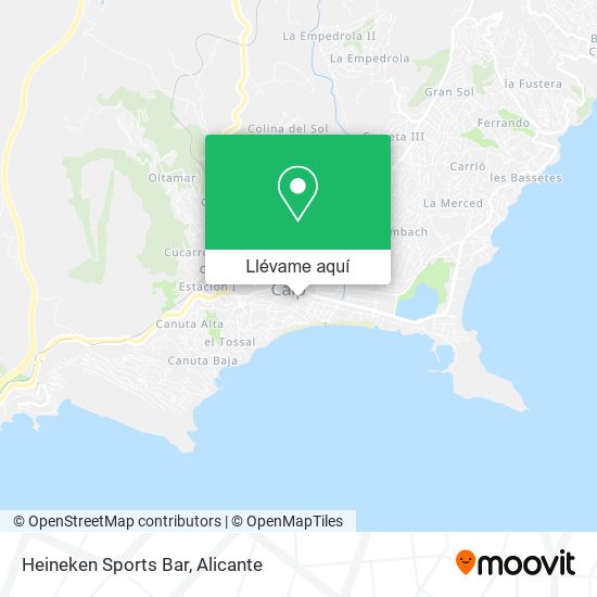 Mapa Heineken Sports Bar