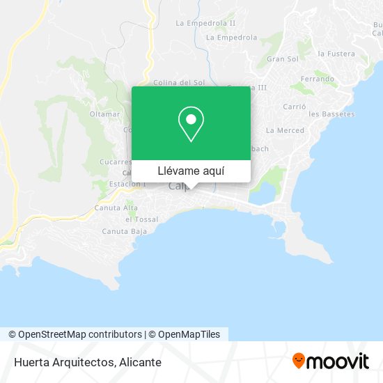 Mapa Huerta Arquitectos
