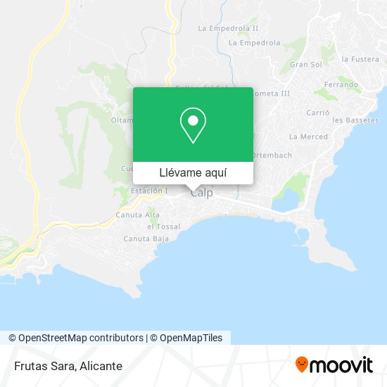 Mapa Frutas Sara