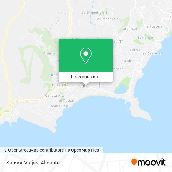 Mapa Sansor Viajes