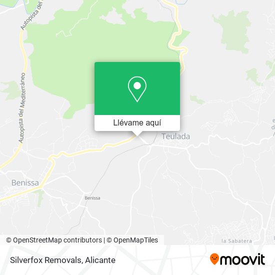 Mapa Silverfox Removals