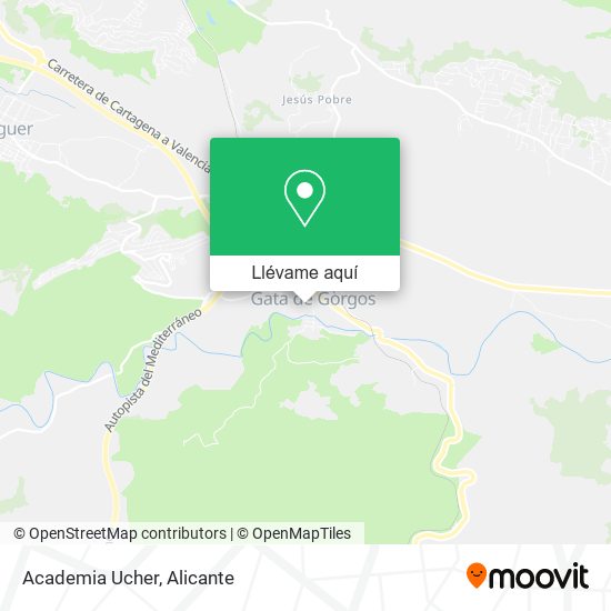 Mapa Academia Ucher