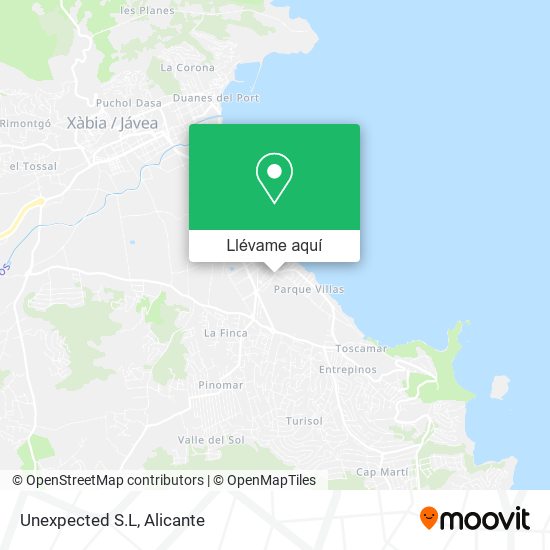 Mapa Unexpected S.L
