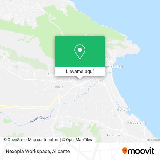 Mapa Nexopia Workspace