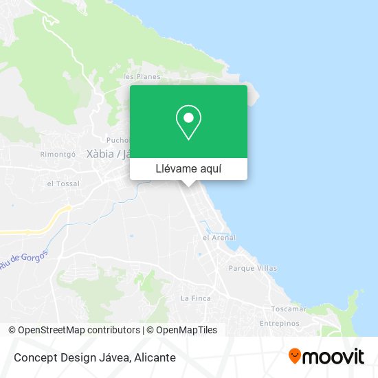 Mapa Concept Design Jávea