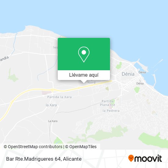 Mapa Bar Rte.Madrigueres 64