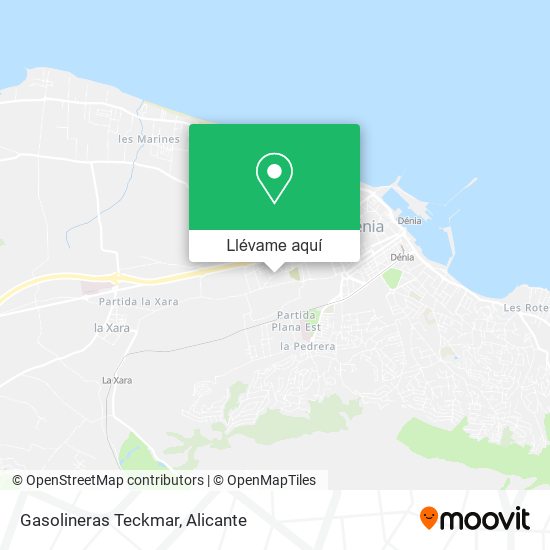 Mapa Gasolineras Teckmar