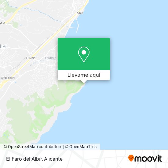 Mapa El Faro del Albir