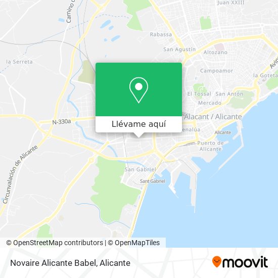 Mapa Novaire Alicante Babel