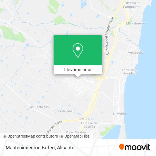 Mapa Mantenimientos Boferr