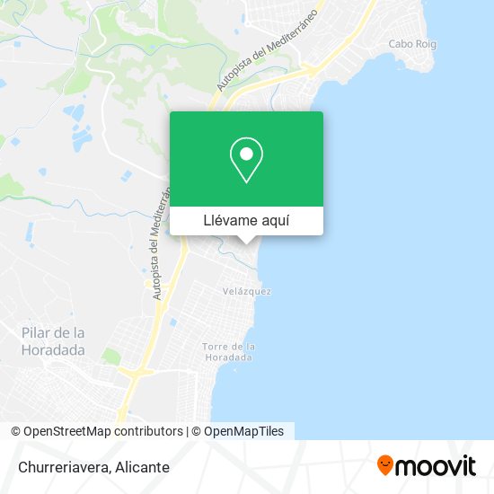Mapa Churreriavera