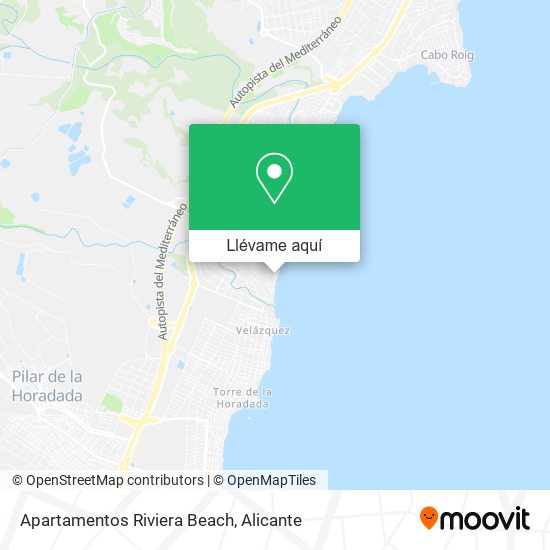 Mapa Apartamentos Riviera Beach