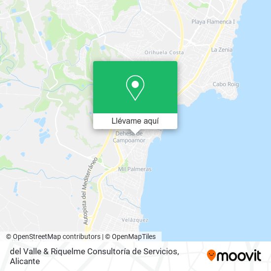 Mapa del Valle & Riquelme Consultoría de Servicios