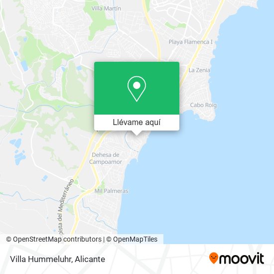 Mapa Villa Hummeluhr
