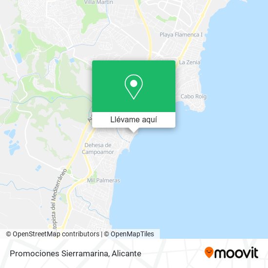 Mapa Promociones Sierramarina