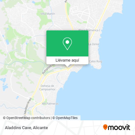Mapa Aladdins Cave