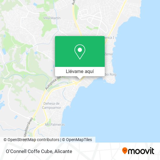 Mapa O'Connell Coffe Cube