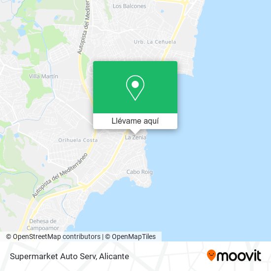 Mapa Supermarket Auto Serv