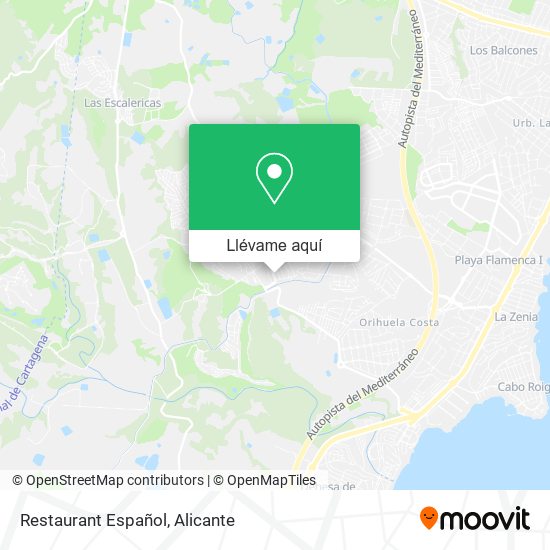 Mapa Restaurant Español