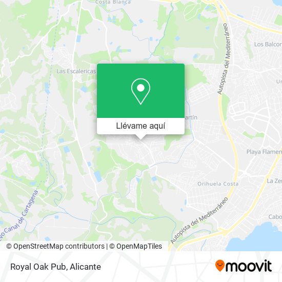 Mapa Royal Oak Pub