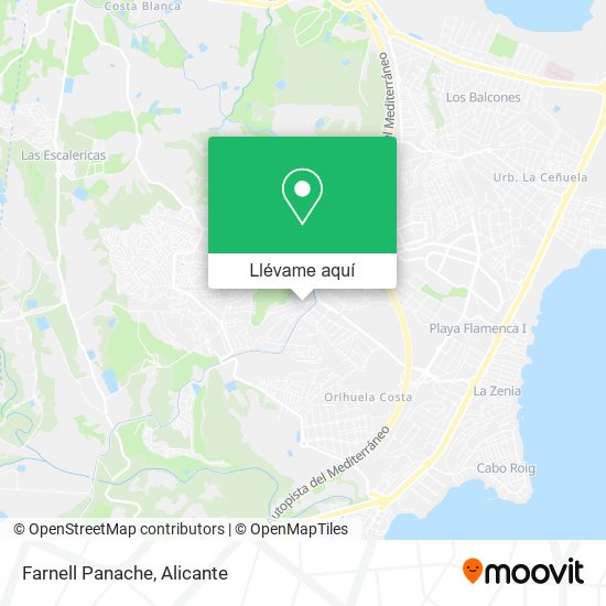 Mapa Farnell Panache