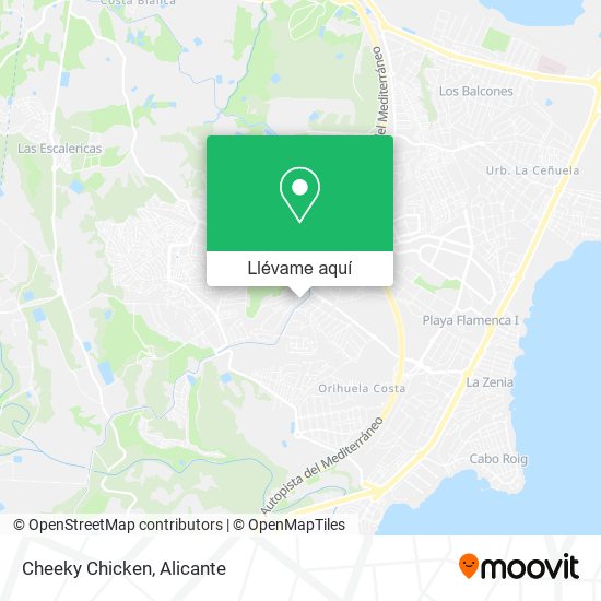 Mapa Cheeky Chicken