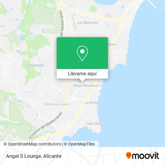 Mapa Angel S Lounge