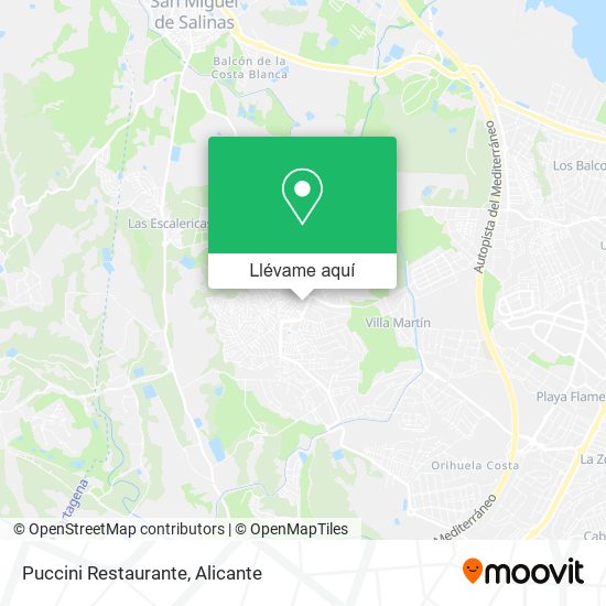 Mapa Puccini Restaurante