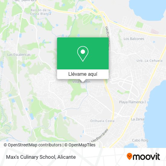 Mapa Max's Culinary School