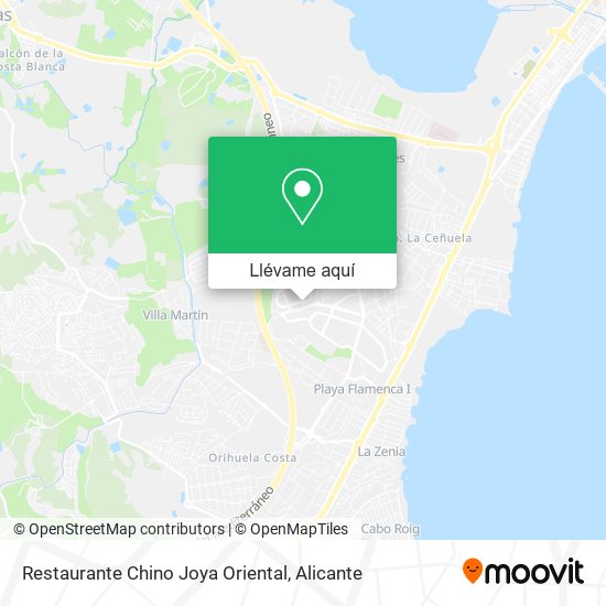 Mapa Restaurante Chino Joya Oriental