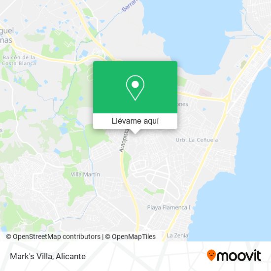 Mapa Mark's Villa
