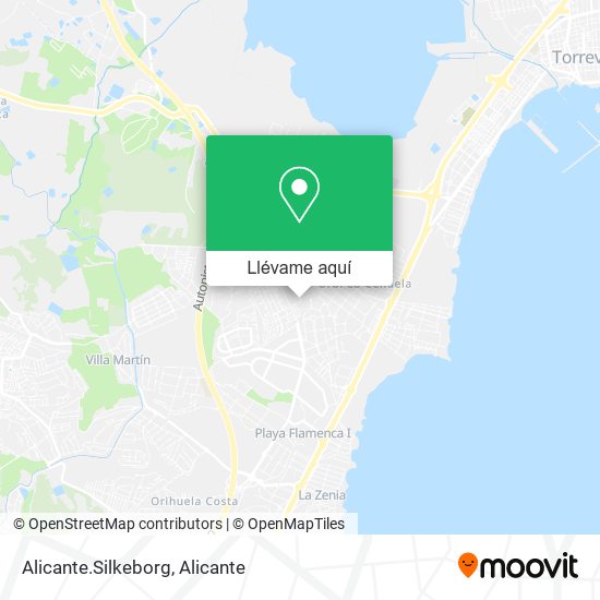 Mapa Alicante.Silkeborg