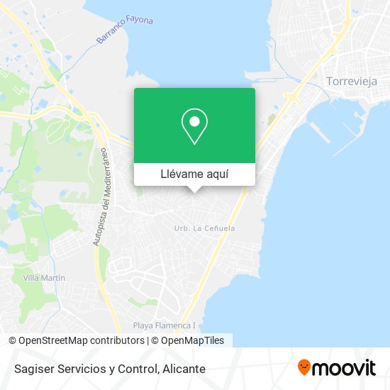 Mapa Sagiser Servicios y Control