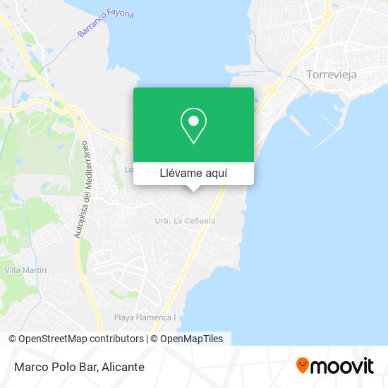 Mapa Marco Polo Bar