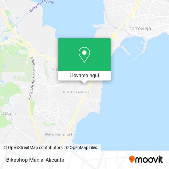 Mapa Bikeshop Mania