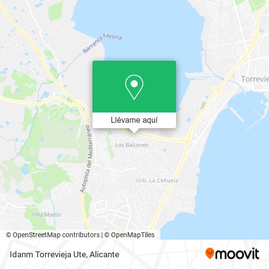 Mapa Idanm Torrevieja Ute