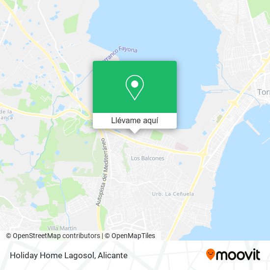 Mapa Holiday Home Lagosol