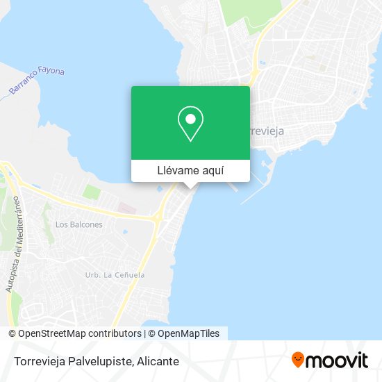 Mapa Torrevieja Palvelupiste