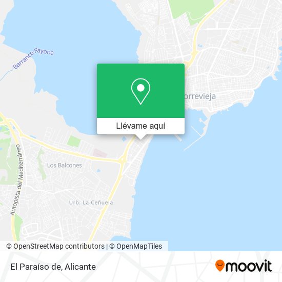 Mapa El Paraíso de