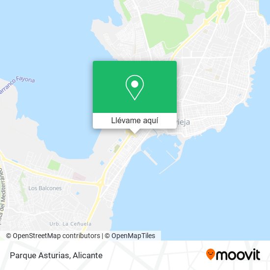 Mapa Parque Asturias